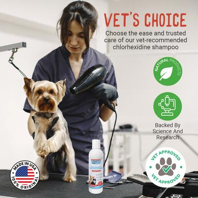 Show full view: Alpha Dog Series Chlorhexidine & Ketoconazole Scent Dog, Cat & Small Pet Shampoo, 8-fl oz bottle slide 7 of 7