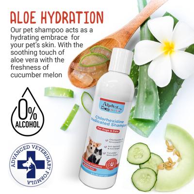 Show full view: Alpha Dog Series Chlorhexidine & Ketoconazole Scent Dog, Cat & Small Pet Shampoo, 8-fl oz bottle slide 2 of 7