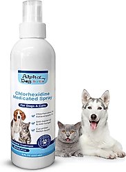 Alpha Dog Series Chlorhexidine & Ketoconazole Scent Dog, Cat & Small Pet Spray, 8-fl oz bottle