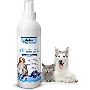 Alpha Dog Series Chlorhexidine & Ketoconazole Scent Dog, Cat & Small Pet Spray, 8-fl oz bottle