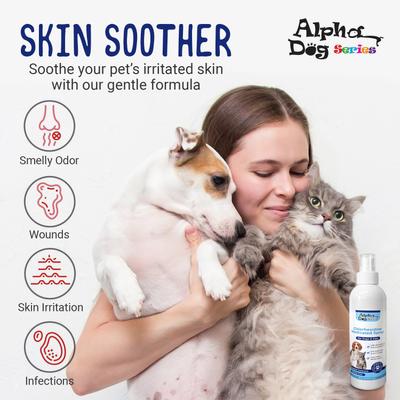 Show full view: Alpha Dog Series Chlorhexidine & Ketoconazole Scent Dog, Cat & Small Pet Spray, 8-fl oz bottle slide 7 of 7
