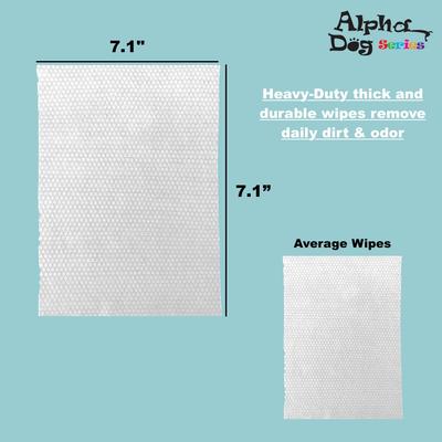 Show full view: Alpha Dog Series Unscented Dog Clean Up Wipes, 70 count slide 6 of 6