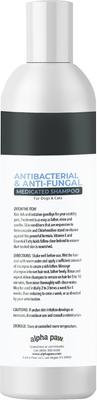 Show full view: Alpha Paw Antibacterial & Antifungal Medicated Dog & Cat Shampoo, 16-fl oz bottle slide 3 of 5