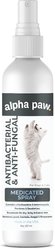 Alpha Paw Antibacterial & Antifungal Medicated Dog & Cat Spray, 8-fl oz bottle
