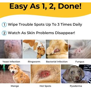 Alpha Paw Antibacterial & Antifungal Medicated Dog & Cat Wipes, 50 count