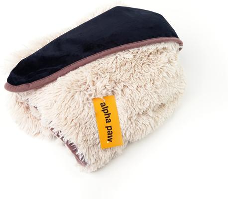 Show full view: Alpha Paw PawProof Dog Throw Blanket, Beige, Medium slide 2 of 3