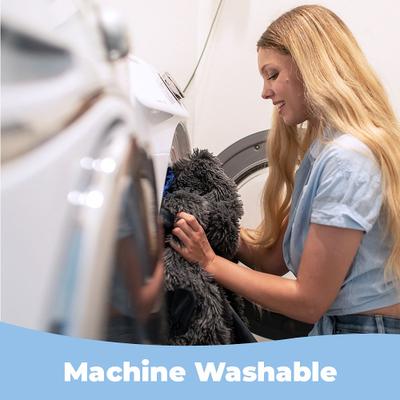 Show full view: Alpha Paw PawProof Dog Throw Blanket, Grey, Medium slide 4 of 4