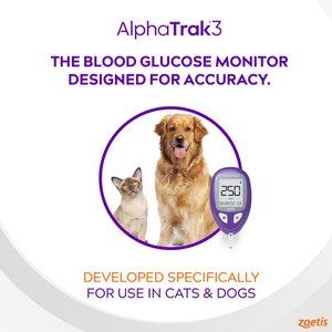AlphaTRAK 3 Blood Glucose Diabetic Monitoring Kit for Cats, Dogs, & Horses