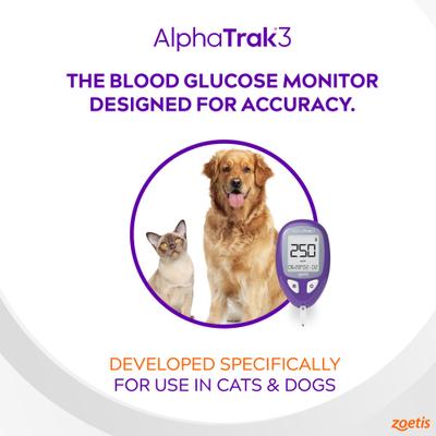Show full view: AlphaTRAK 3 Blood Glucose Diabetic Monitoring Kit for Cats, Dogs, & Horses slide 5 of 11