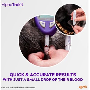 AlphaTRAK 3 Test Strips for Blood Glucose Monitoring System for Cats, Dogs, & Horses, 50 strips