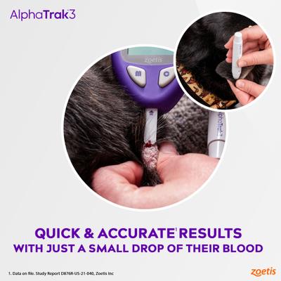 Show full view: AlphaTRAK 3 Test Strips for Blood Glucose Monitoring System for Cats, Dogs, & Horses, 50 strips slide 7 of 11