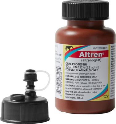 Show full view: Altren (Altrenogest) Solution for Horses, 150-mL slide 3 of 4