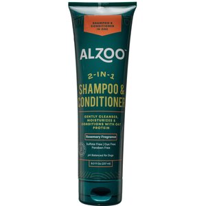 ALZOO 2-in-1 Dog Shampoo & Conditioner, 8-fl oz tube