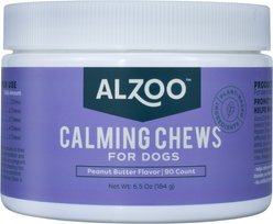 ALZOO Calming Soft Chews Supplement for Dogs, 90 count