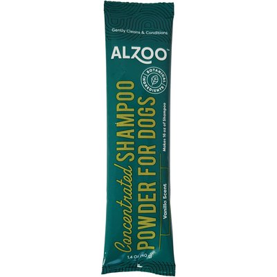 ALZOO ALZOO Concentrated Dog Shampoo Powder Refill, Vanilla Scent, 1.4-fl oz pouch