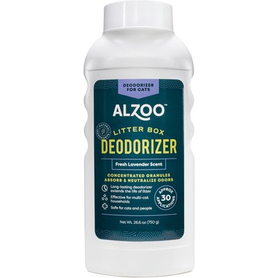 ALZOO ALZOO Deodorizer Scented Cat Litter Deodorizer, Fresh Lavender, 26.6-fl oz bottle