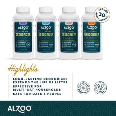 Show full view: ALZOO Deodorizer Scented Cat Litter Deodorizer, Island Paradise, 26.6-fl oz bottle slide 4 of 6