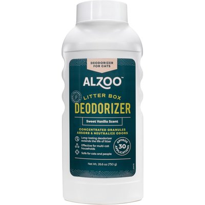 ALZOO ALZOO Deodorizer Scented Cat Litter Deodorizer, Sweet Vanilla, 26.6-fl oz bottle