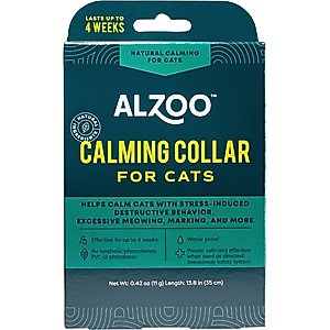 ALZOO Natural Plant Based Calming Cat Collar