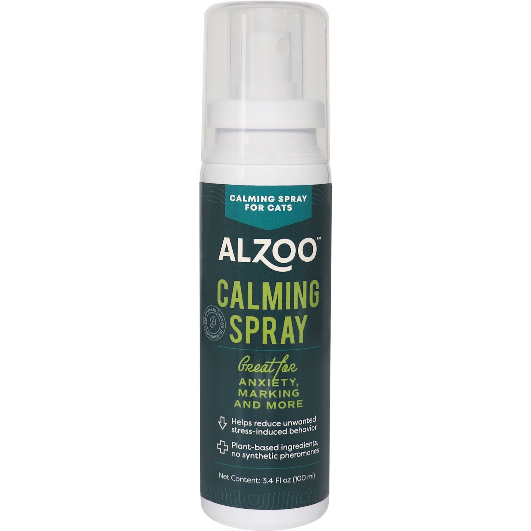 ALZOO Natural Plant Based Calming Cat Spray, 3.4-fl oz bottle