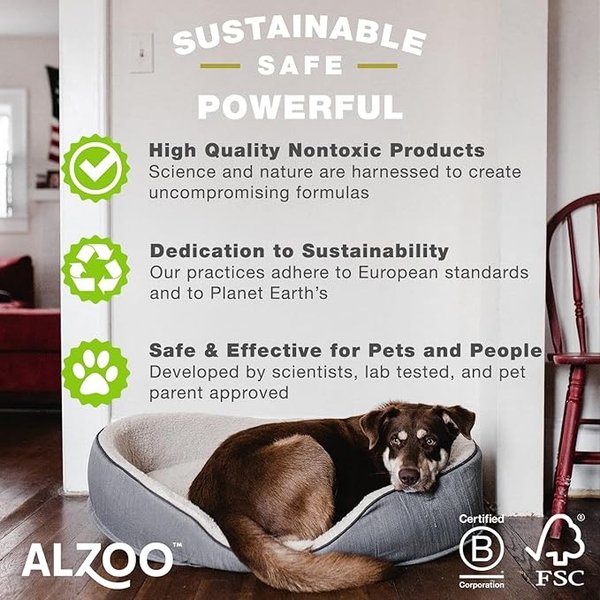 ALZOO Natural Plant Based Calming Dog Collar