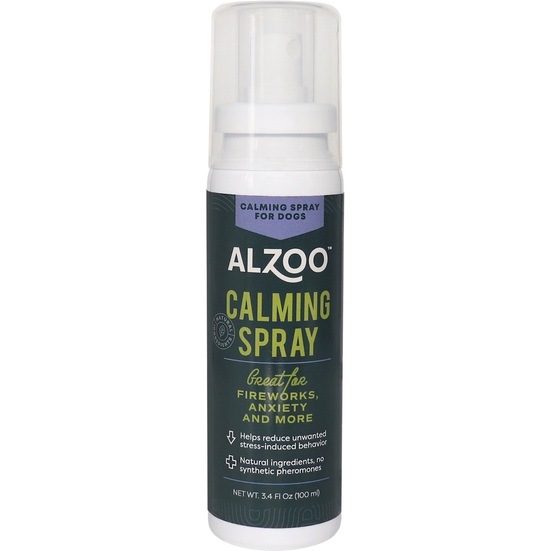 ALZOO Natural Plant Based Calming Dog Spray, 3.4-fl oz bottle