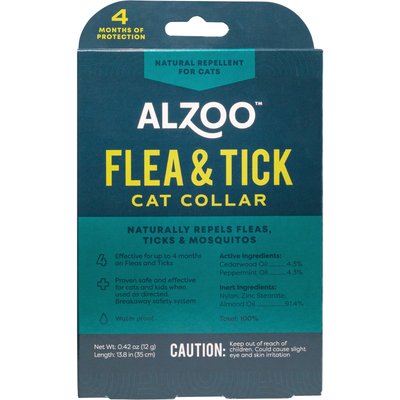 ALZOO ALZOO Natural Plant Based Flea & Tick Collar for Cats
