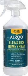 ALZOO Natural Plant Based Flea & Tick Home Spray for Dogs & Cats, 32-fl oz bottle