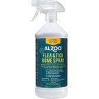 ALZOO Natural Plant Based Flea & Tick Home Spray for Dogs & Cats, 32-fl oz bottle