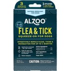 ALZOO Natural Plant Based Flea & Tick Spot-On for Dogs, 0.1-oz tube