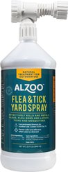 ALZOO Natural Plant Based Flea & Tick Yard Spray for Dogs & Cats, 32-fl oz bottle