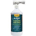 ALZOO Natural Plant Based Flea & Tick Yard Spray for Dogs & Cats, 32-fl oz bottle