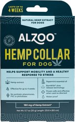 ALZOO Natural Plant Based Hemp Premium Dog Collar