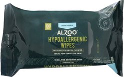 ALZOO Plant Based Hypoallergenic Dog Wipes, 100 count