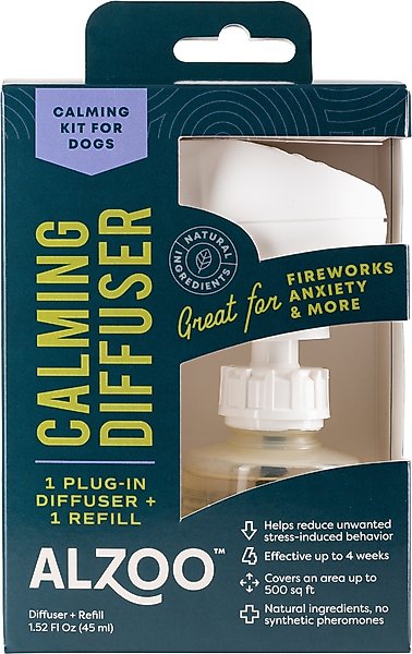 Show full view: ALZOO Natural Plant Based Plug-In & Refill Kit Dog Calming Diffuser slide 1 of 8