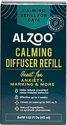 ALZOO Natural Plant Based Refill for Cat Calming Diffuser, 1 count