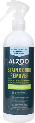 Show full view: ALZOO Stain & Odor Remover Dog & Cat Deodorizer Spray, Apple Blossom, 16-fl oz bottle slide 1 of 8