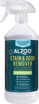 Show full view: ALZOO Stain & Odor Remover Dog & Cat Deodorizer Spray, Apple Blossom, 32-fl oz bottle slide 1 of 8