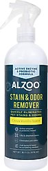 ALZOO Stain & Odor Remover Dog & Cat Deodorizer Spray, Citrus Vanilla, 16-fl oz bottle