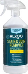 ALZOO Stain & Odor Remover Dog & Cat Deodorizer Spray, Citrus Vanilla, 32-fl oz bottle