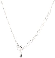 Amanda Blu Wire Bulldog Necklace, Silver, 18 to 21-in slide 2 of 3