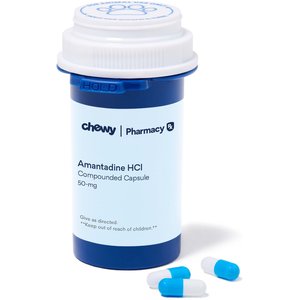 Amantadine HCl Compounded Capsule for Dogs & Cats, 50-mg, 1 Capsule