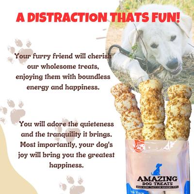 Show full view: Amazing Dog Treats 10-12-in Beef Cheek Roll Bully Dust Flavor Dog Treats, 3 Count slide 7 of 9