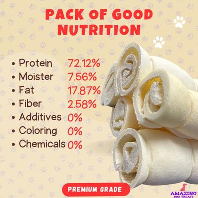 Show full view: Amazing Dog Treats 10-inch Beef Cheek Roll Dog Treats, 4 count slide 6 of 9