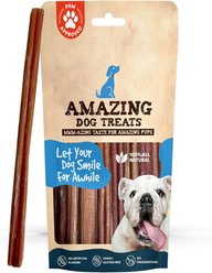 Amazing Dog Treats 12-inch Bully Stick Dog Treats, 12 count