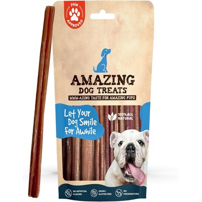 Amazing Dog Treats Amazing Dog Treats 12-inch Bully Stick Dog Treats, 12 count