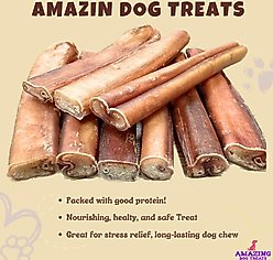 Amazing Dog Treats 12-inch Extra Thick Bully Stick Dog Treats, 5 count slide 2 of 7