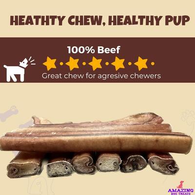 Show full view: Amazing Dog Treats 12-inch Extra Thick Bully Stick Dog Treats, 5 count slide 8 of 10