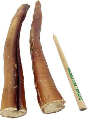 Show full view: Amazing Dog Treats 12-inch Extra Thick Bully Stick Dog Treats, 5 count slide 3 of 10