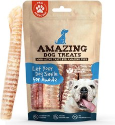 Amazing Dog Treats 12-in Beef Trachea Dog Treats, 5 count